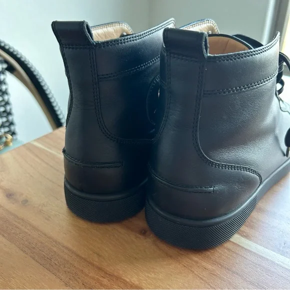 Christian Louboutin Black and Red Sneakers - Picture 8 of 11